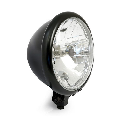 Faro bates nero vetro - bates, 3/4"